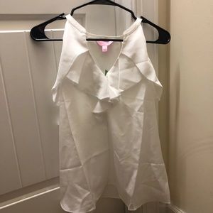 White lily pulitzer shirt.